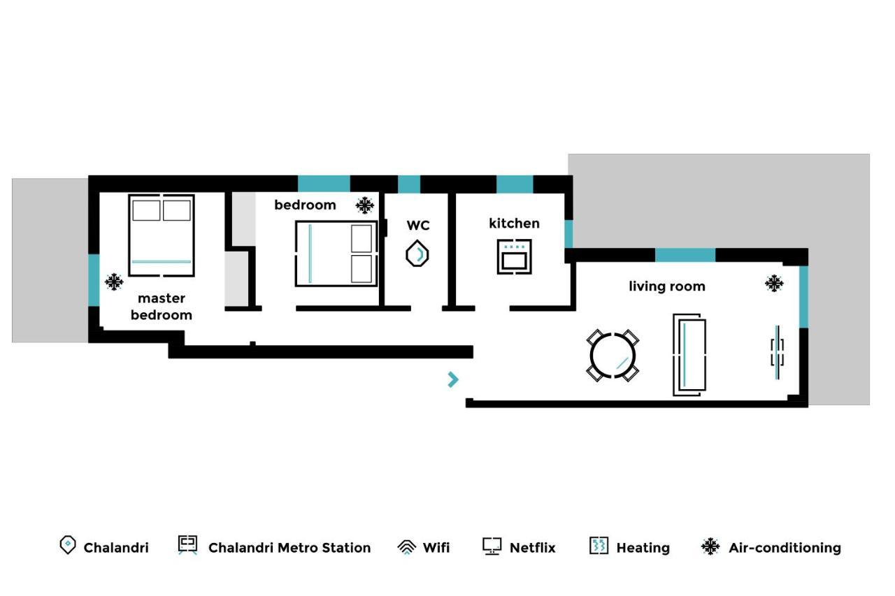 Pleasant 2Br Apartment Near Helexpo By Upstreet Афины Экстерьер фото